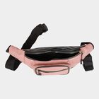 Men's Peach Polyurethane/Leather Waist Bag, , small image number null