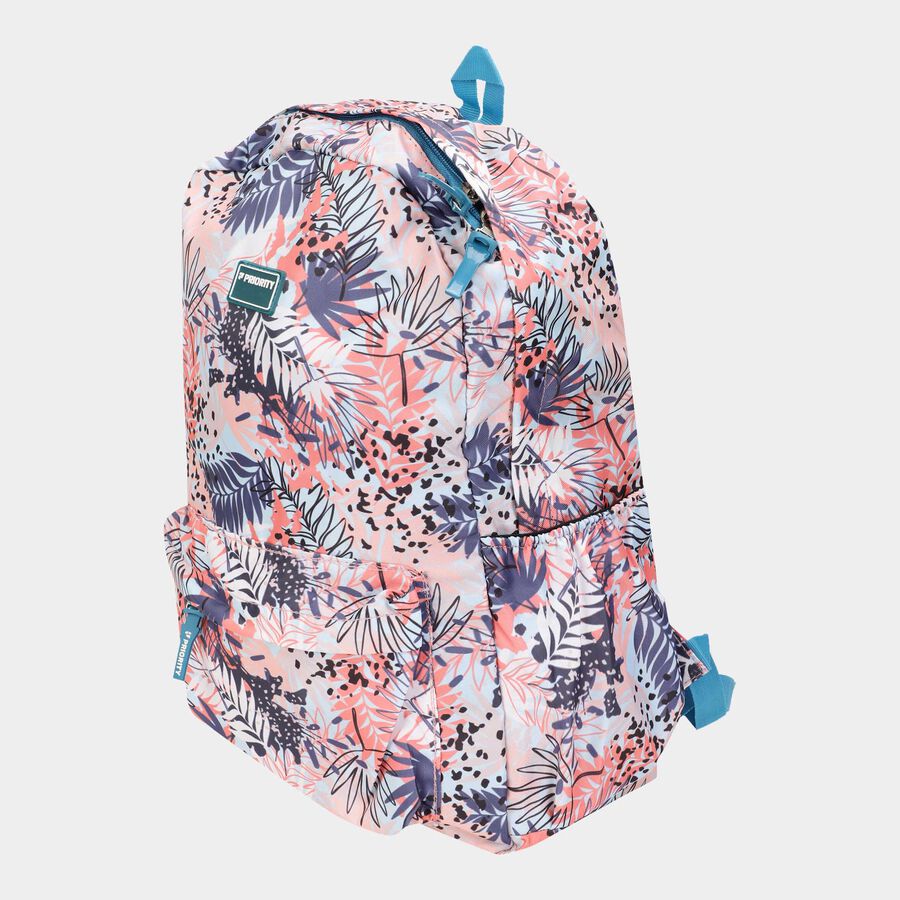 Women's Printed Fabric Backpack, , large image number null