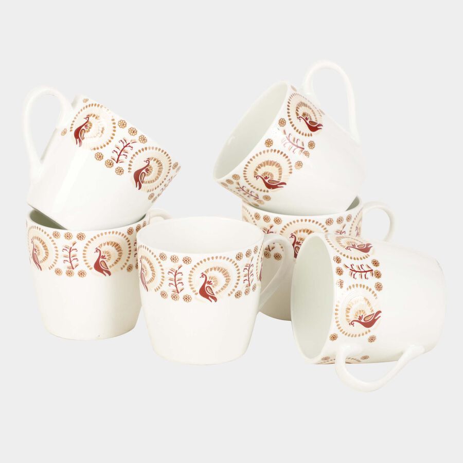 150 ml Bone China Mug, Set of 6, , large image number null