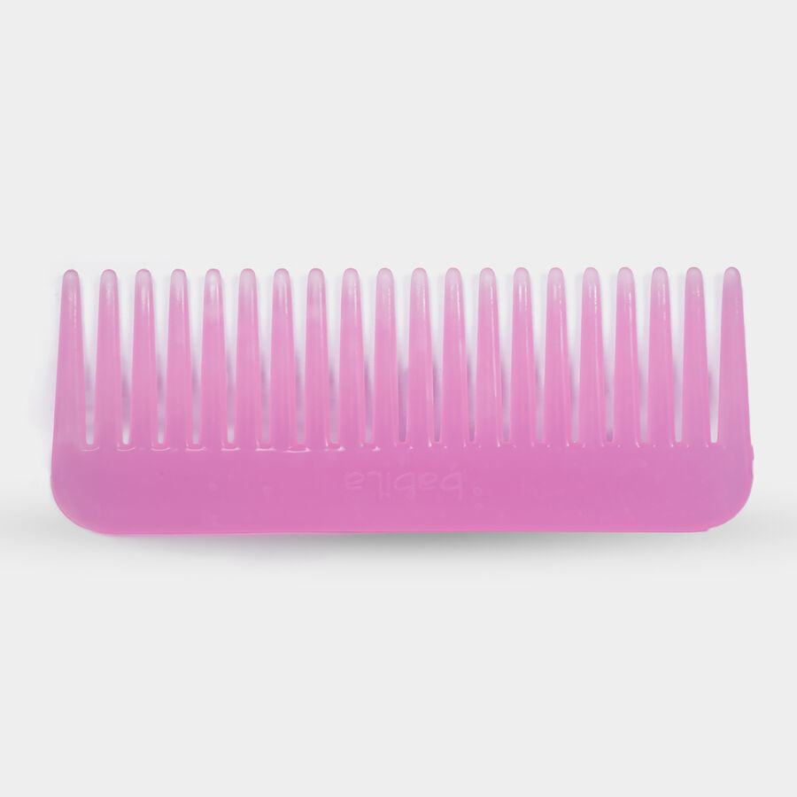Plastic Hair Comb, Set of 4 - Colour/Design May Vary, , large image number null