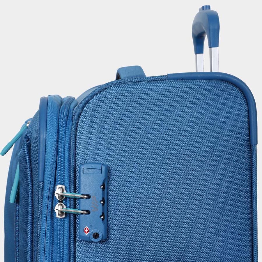 1 Pc 8-Wheel Polyester Soft Case Trolley, Medium, , large image number null