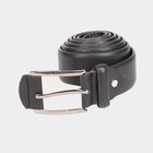 Men's Black Polyurethane Casual Belt, , small