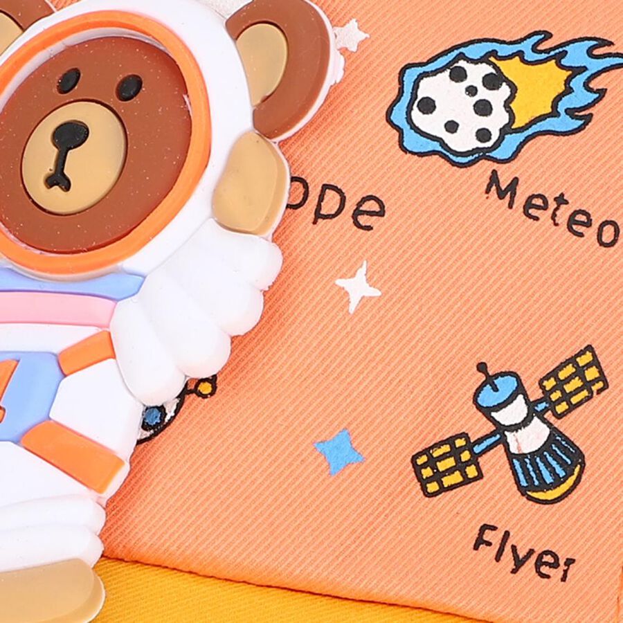 Kid's Orange Fabric Cap, , large