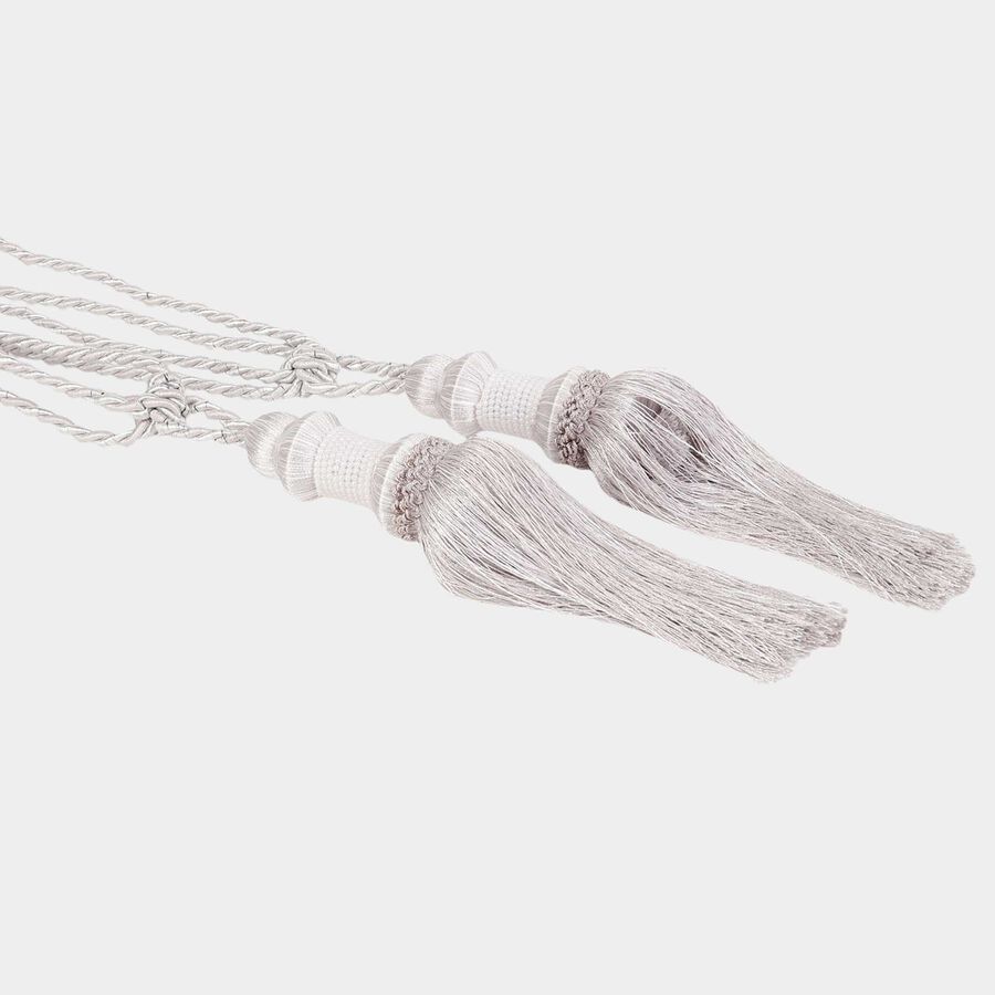 Grey Microfiber Tieback Rope, , large image number null
