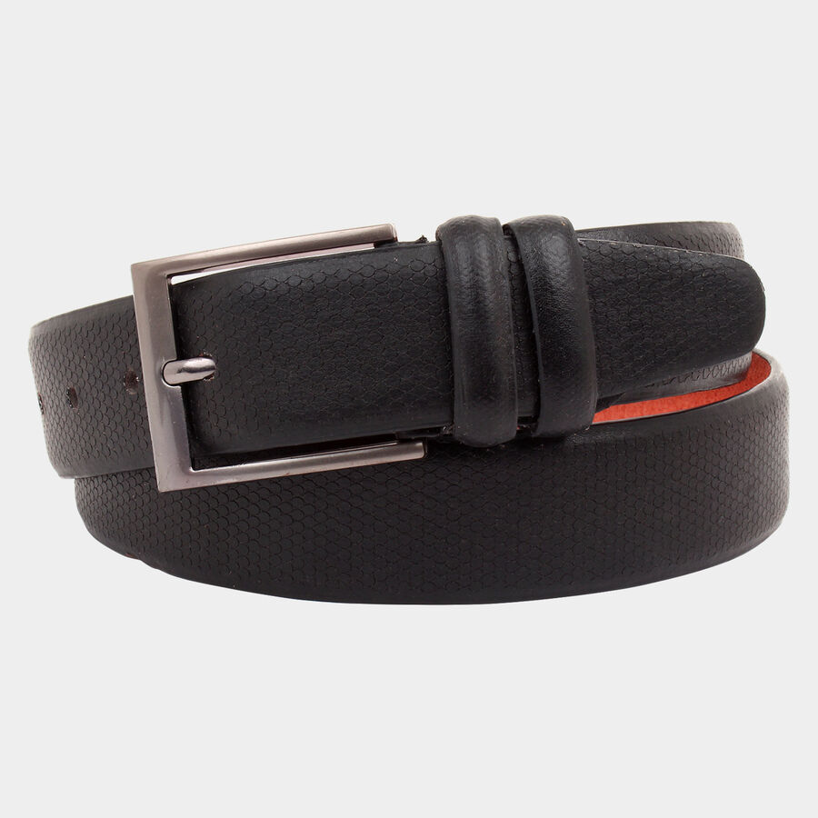 Men Casual Black Belt (36 in.), , large image number null