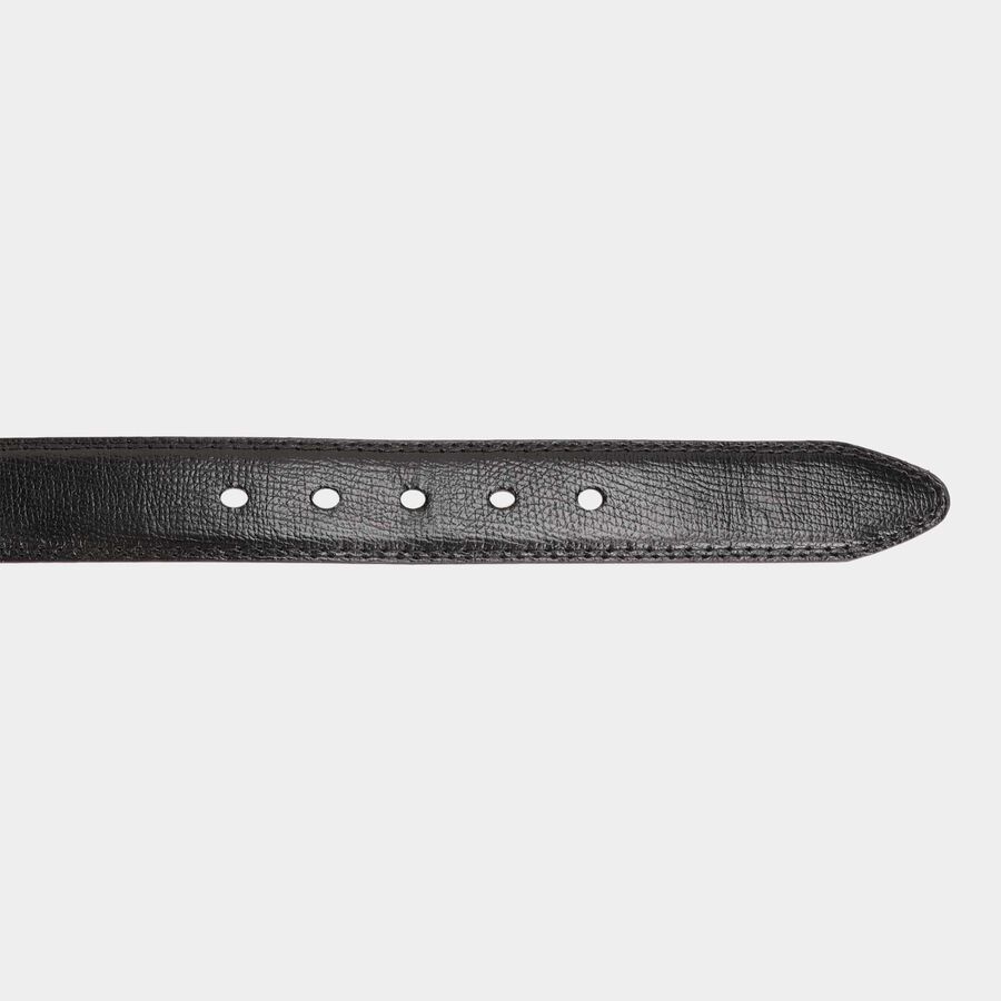 Men's Black Polyurethane Casual Belt, , large image number null