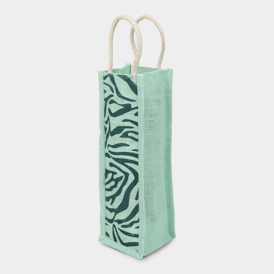 Blue Jute Bottle Bag, , large image number null