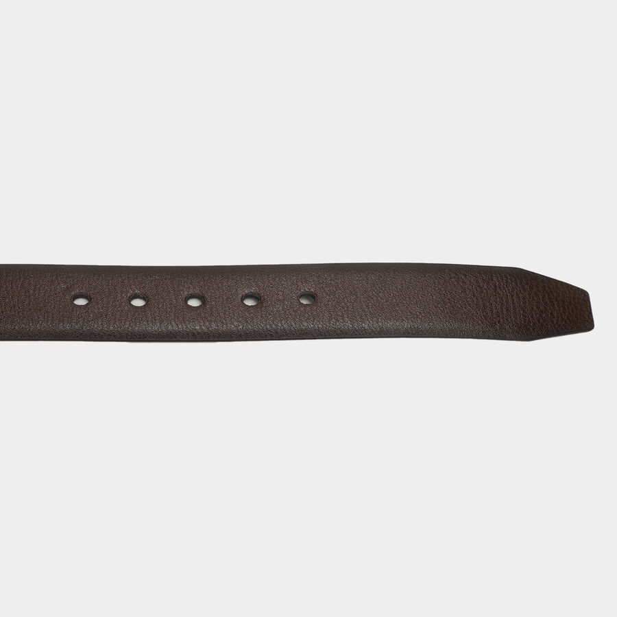 Men's Black Polyurethane Belt, , large image number null