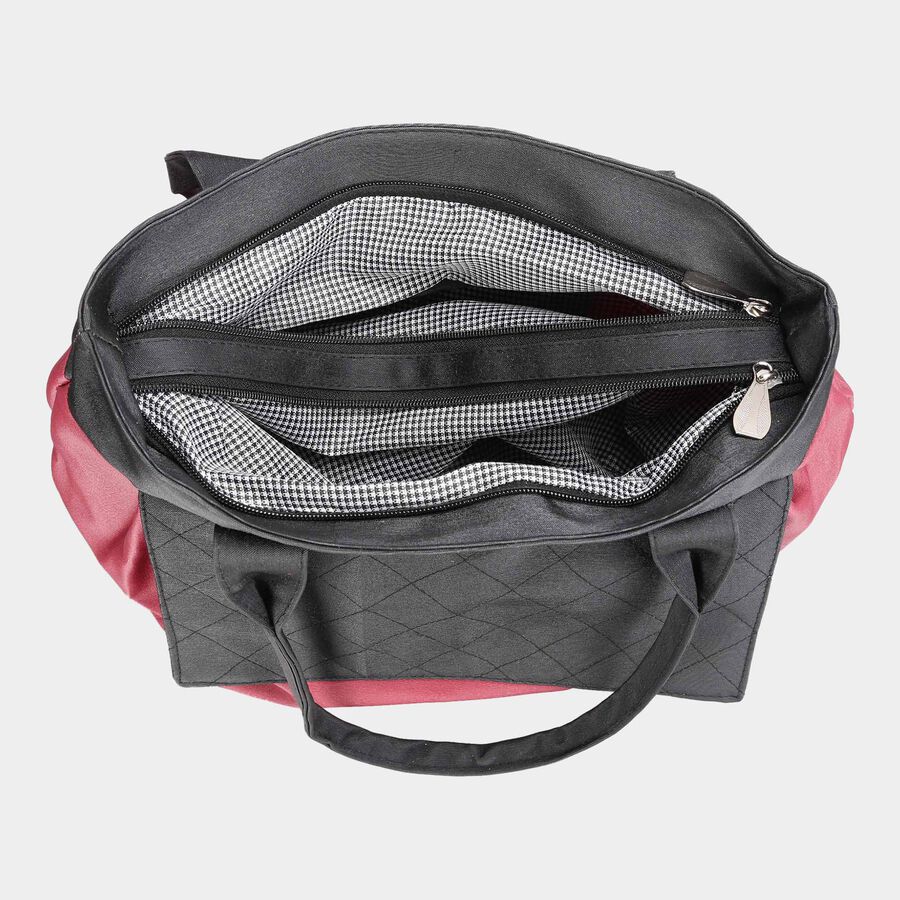 Women's Polyurethane Bucket Bag, Medium Size, , large image number null