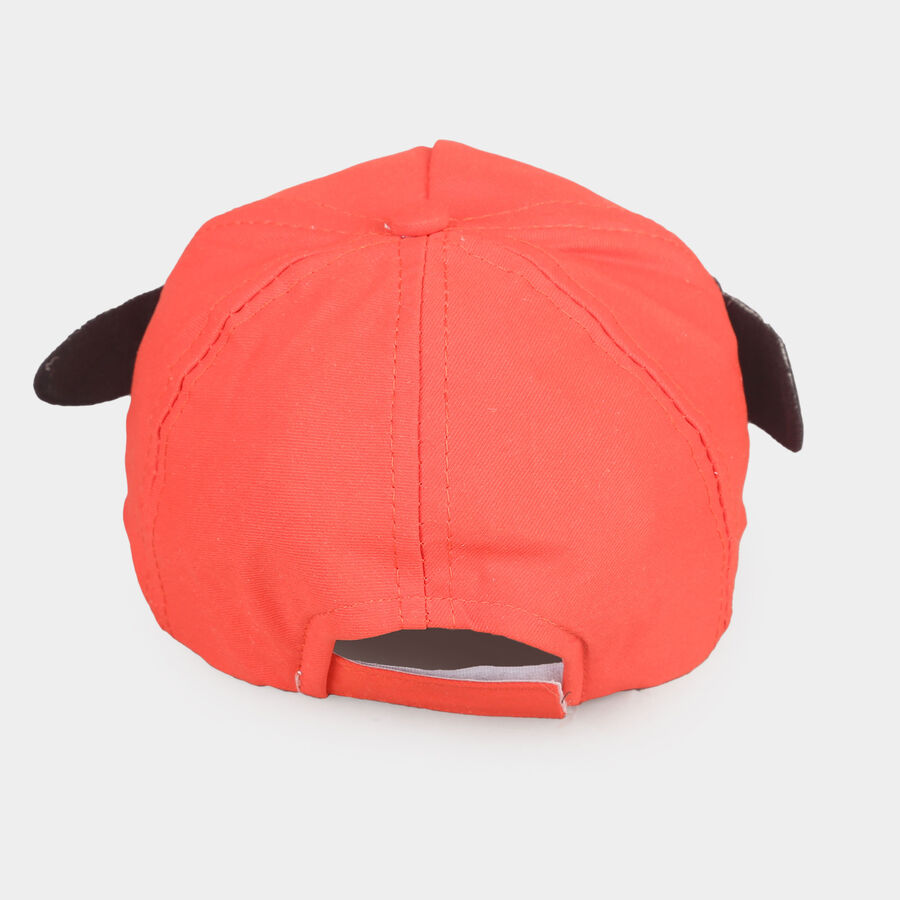 Kids' Red Nylon/Polyester Cap, , large image number null
