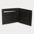 Men's Black Polyurethane Wallet, , small