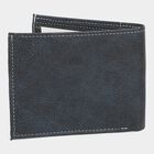 Men's Blue Polyurethane Wallet, , small image number null
