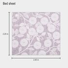 120 GSM Microfiber Double Bedsheet with 2 Pillow Covers, , small image number null