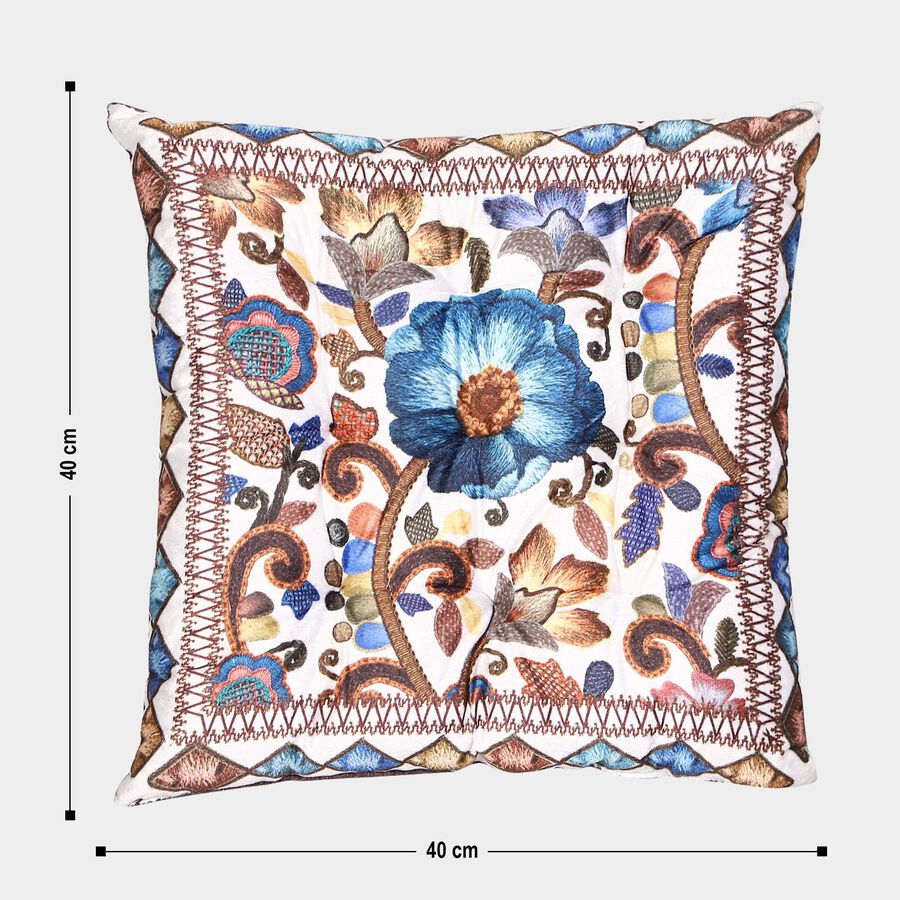 Blue Microfiber Cushion, , large image number null