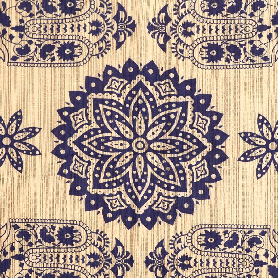 Blue Cotton Pillow Cover, , large