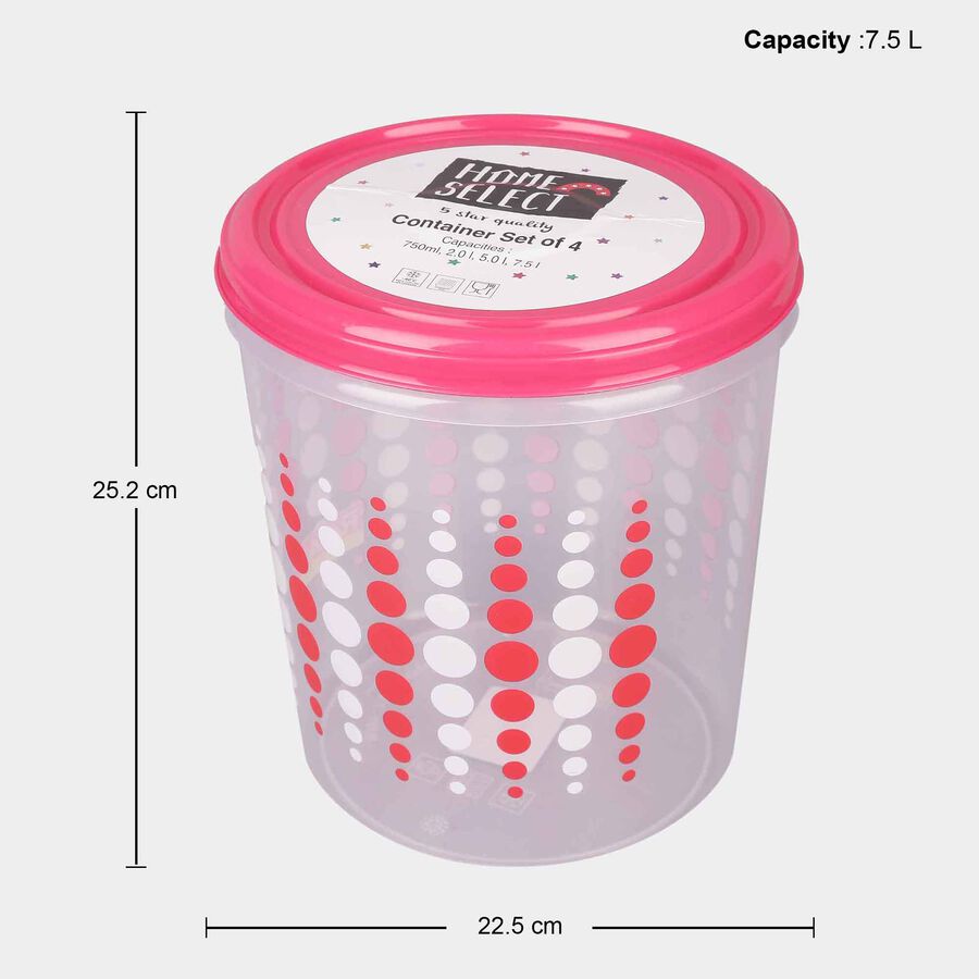 Plastic Container Set of 4, , large image number null