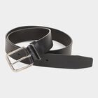 Men's Black Polyurethane Casual Belt, , small image number null