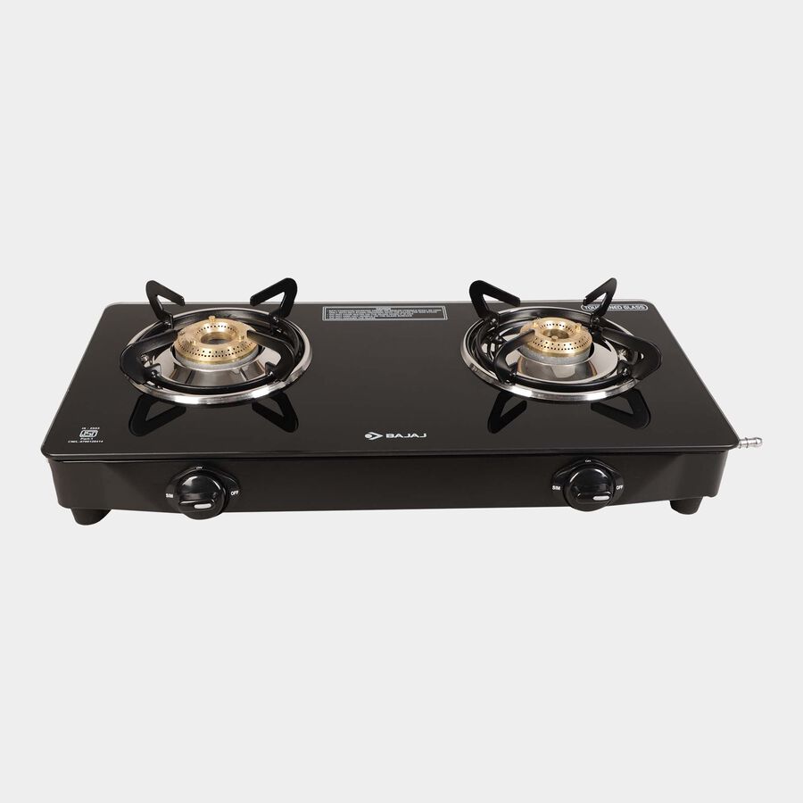 Glass Top 2 Burner Gas Stove, , large image number null