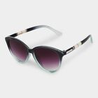 Women's Brown Plastic Sunglasses, , small
