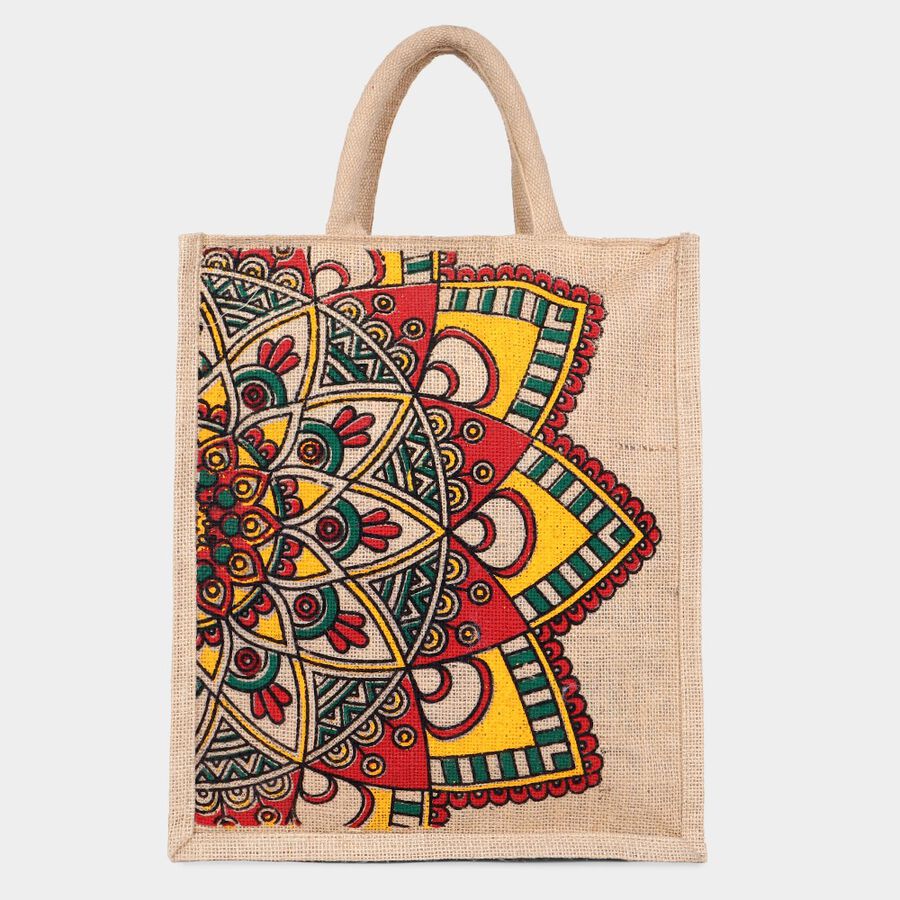 Multicolor Jute Bag, , large