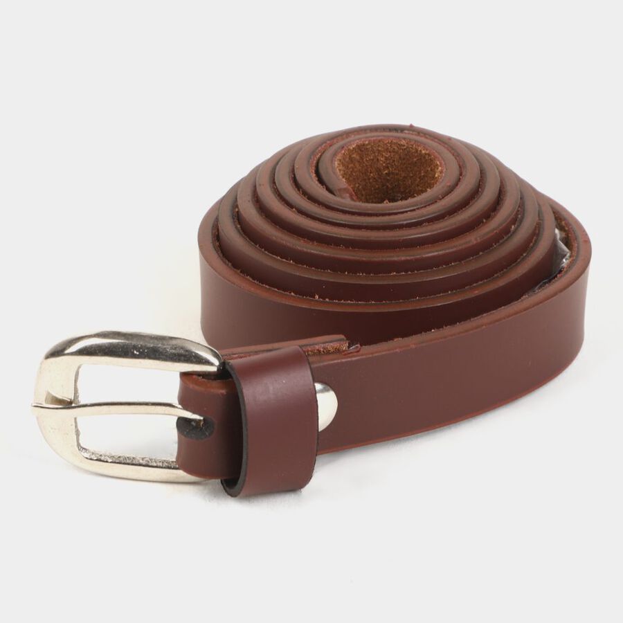 Women's Brown Polyurethane Belt, , large image number null