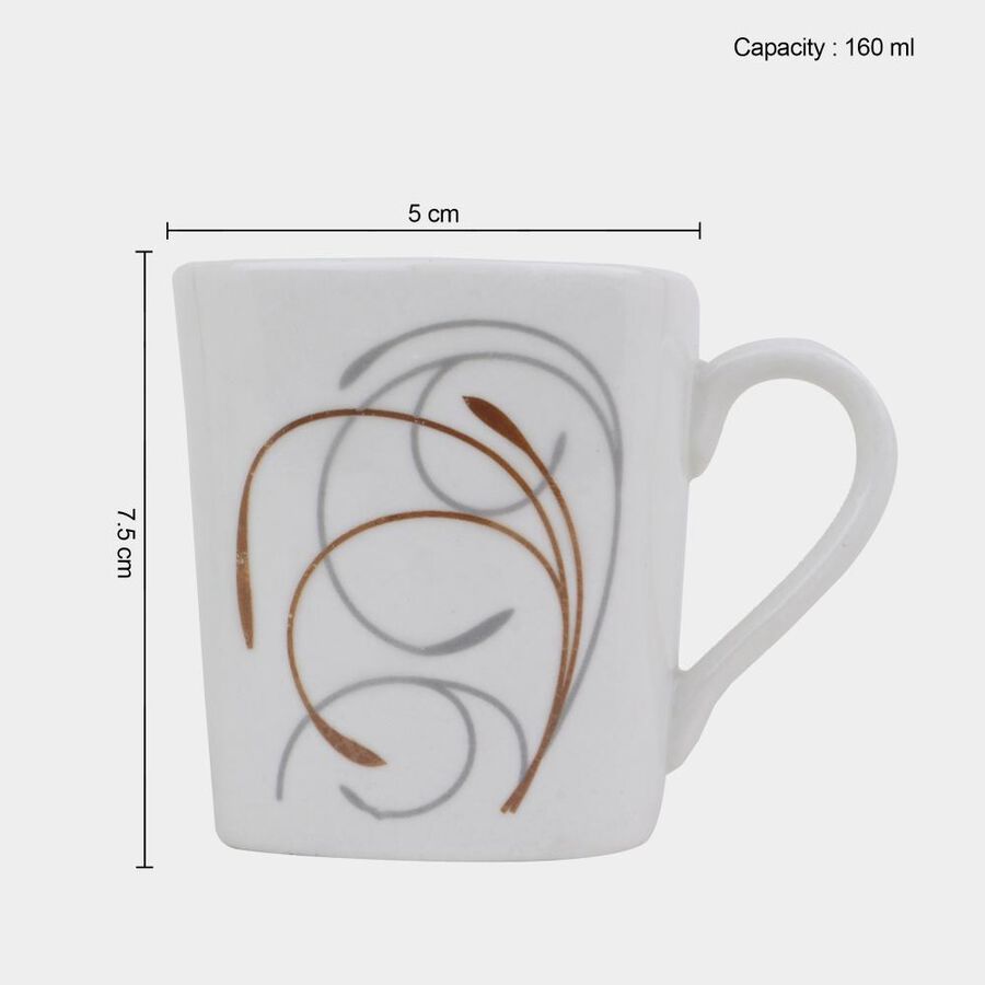 150 ml Bone China Mug, Set of 6, , large image number null