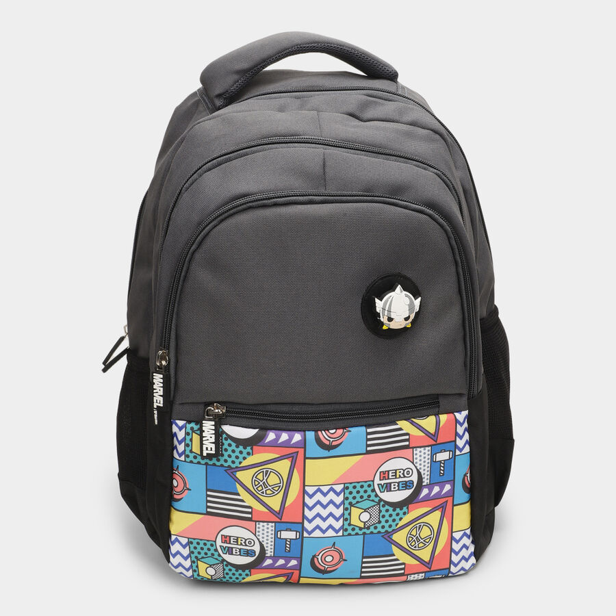 Kid's Black Marvel Avenger's School Bag, , large image number null
