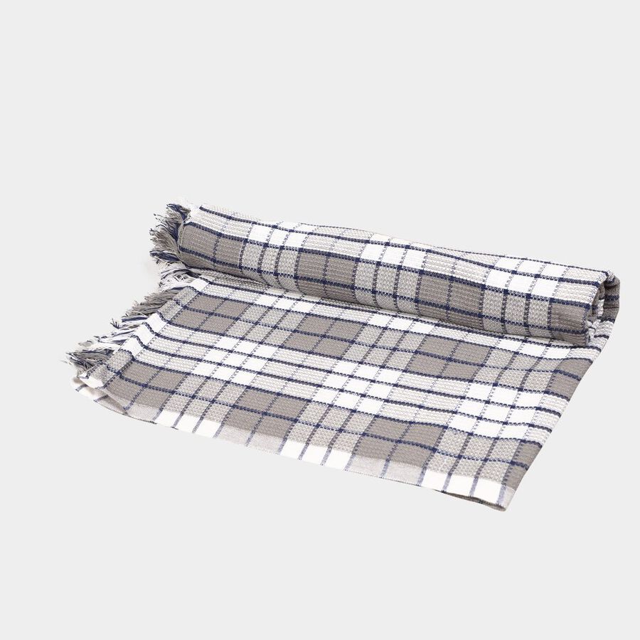220 GSM Grey Cotton Blend Bath Towel, , large image number null