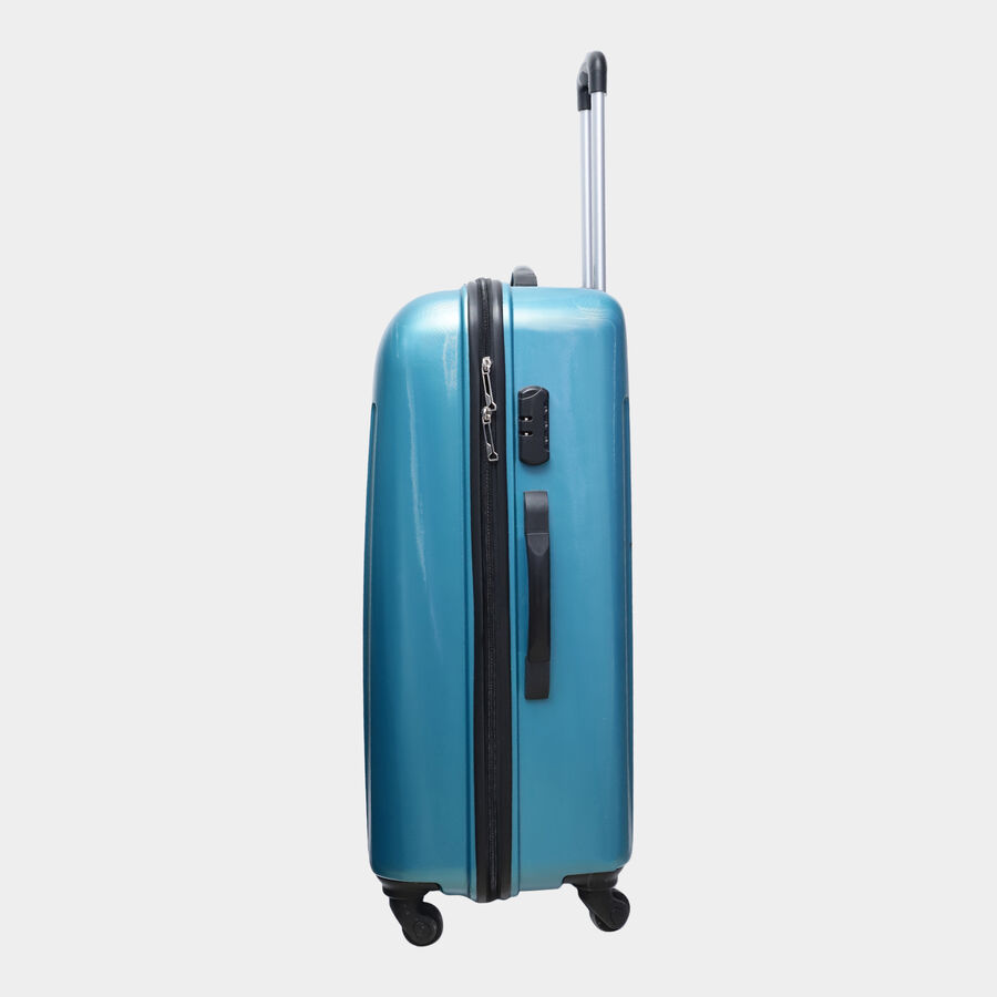 4-Wheel Teal PVC Matee Hard Case Trolley, Small, , large image number null