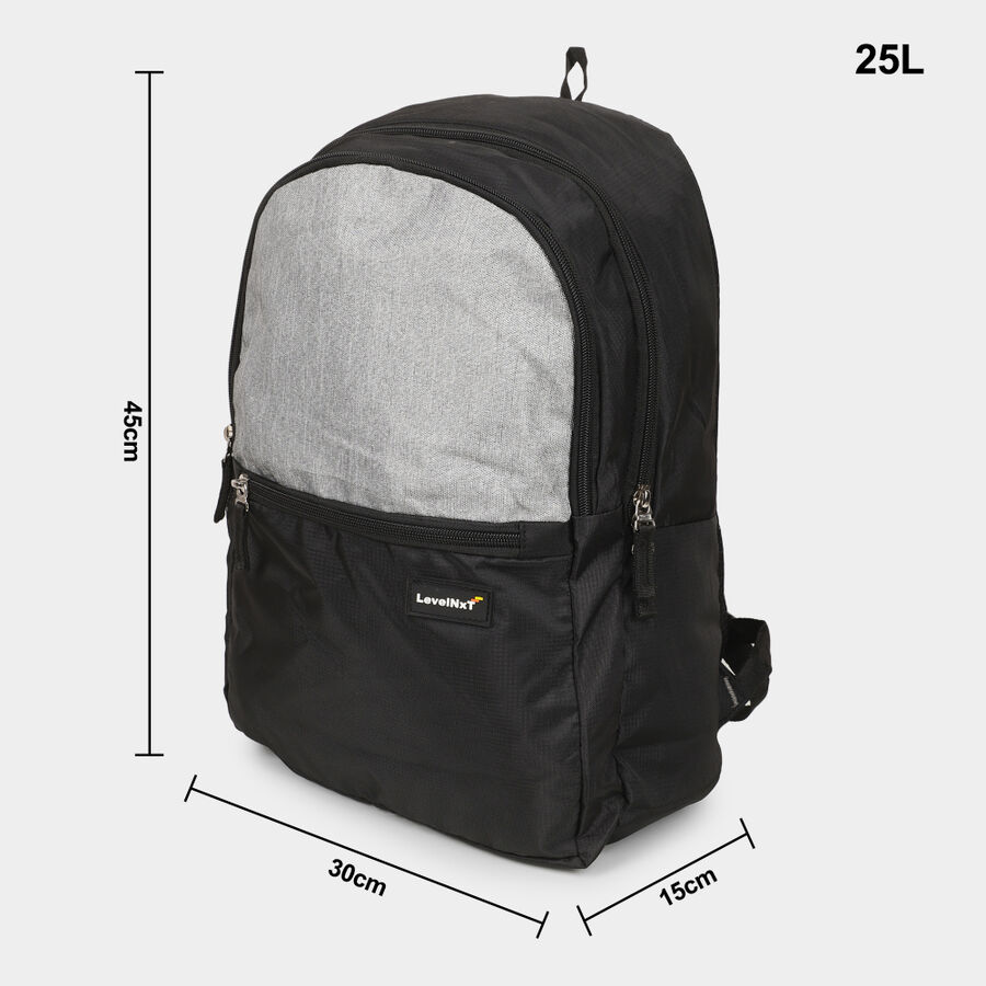 Dark Blue Polyester Backpack, , large image number null