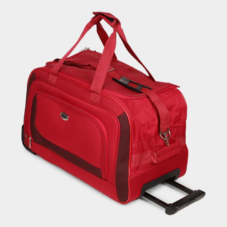 Red Polyester Duffle Trolley, , large image number null