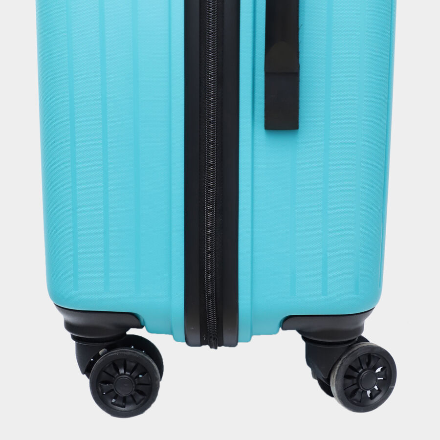 8-Wheel Cyan PVC Matee Hard Case Trolley, Medium, , large image number null