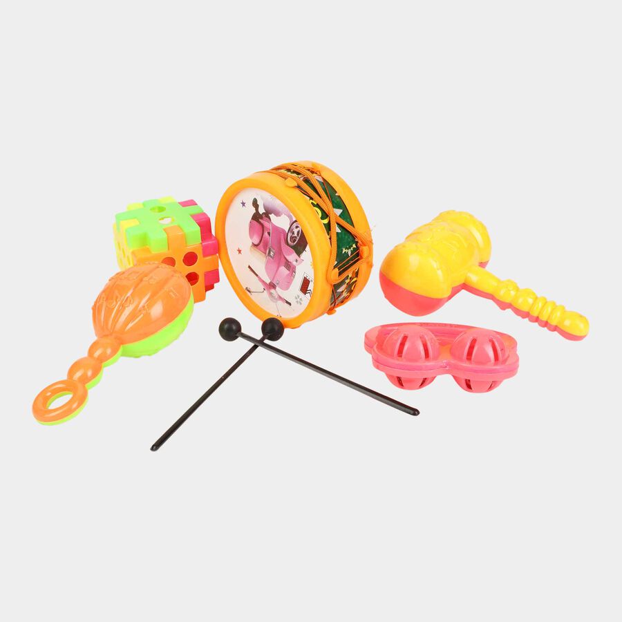 Baby Rattles, Set of 5(Colour/Design May Vary), , large image number null
