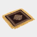 Brown Polyester Pooja Mat , , small