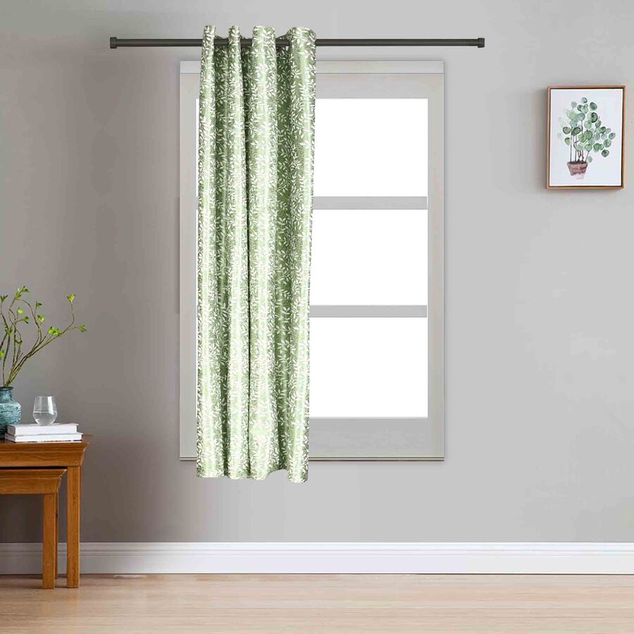 5ft. Dark Green Window Curtain, , large image number null