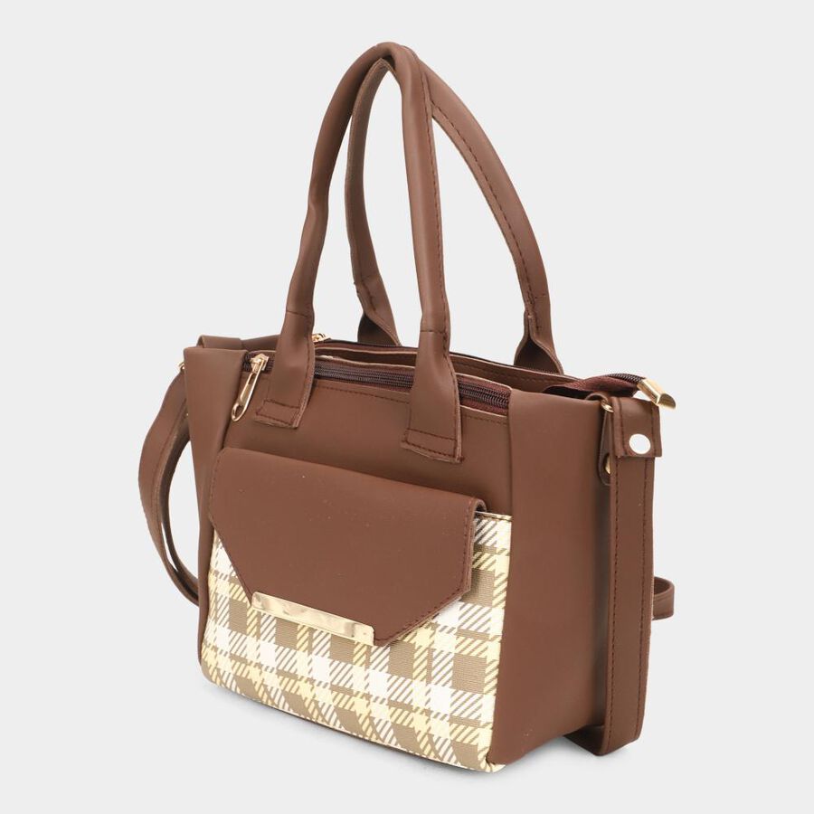Women's Tan Polyurethane Sling Bag, , large image number null
