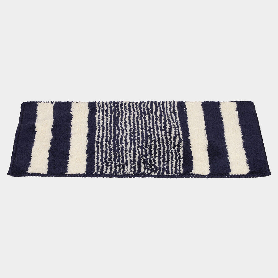 Anti-Skid Blue Polyester Door Mat, , large image number null
