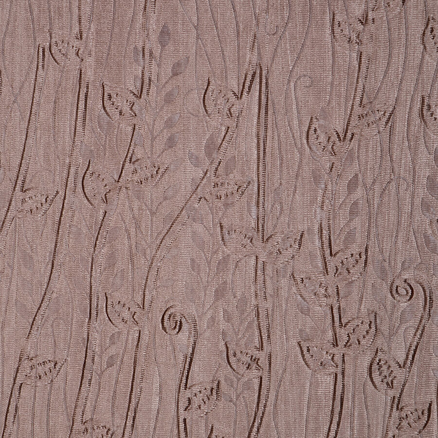 5 ft. Brown Polyester Curtain, , large image number null