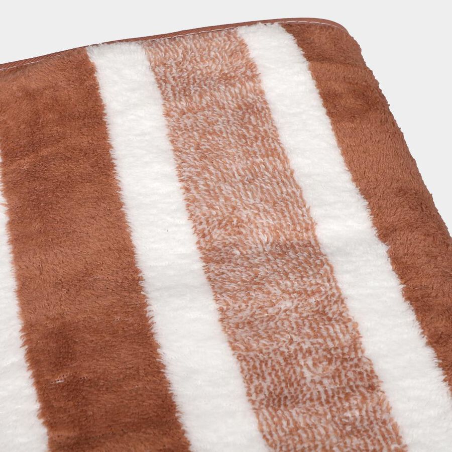 200 GSM Brown Microfiber Bath Towel, , large