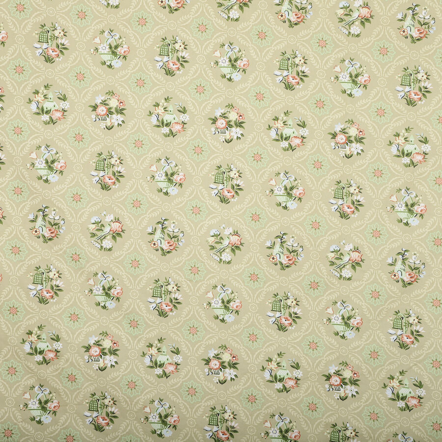 120 GSM Green Polycotton Double Bedsheet, , large image number null