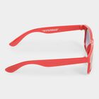 Kid's Plastic Clear Glass Rectangle Sunglasses, , small image number null
