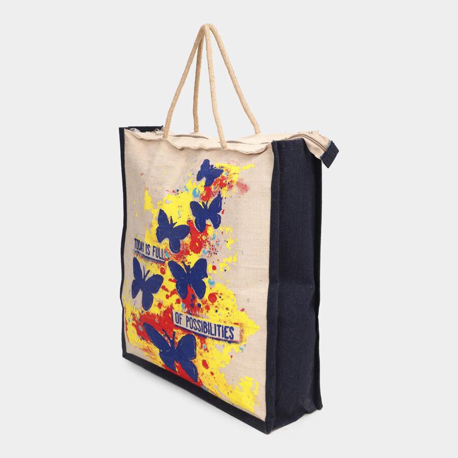 Blue Jute Bag, , large image number null