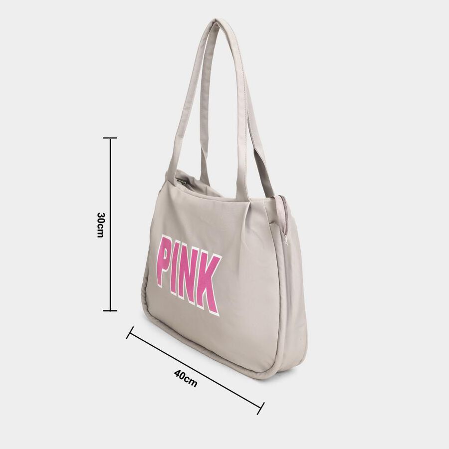 Grey Polyurethane Bag, , large image number null