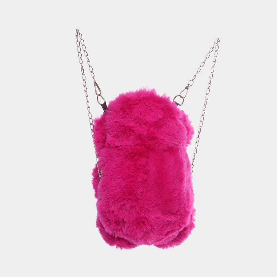 Kid's Pink Nylon And Polyester Bag, , large image number null