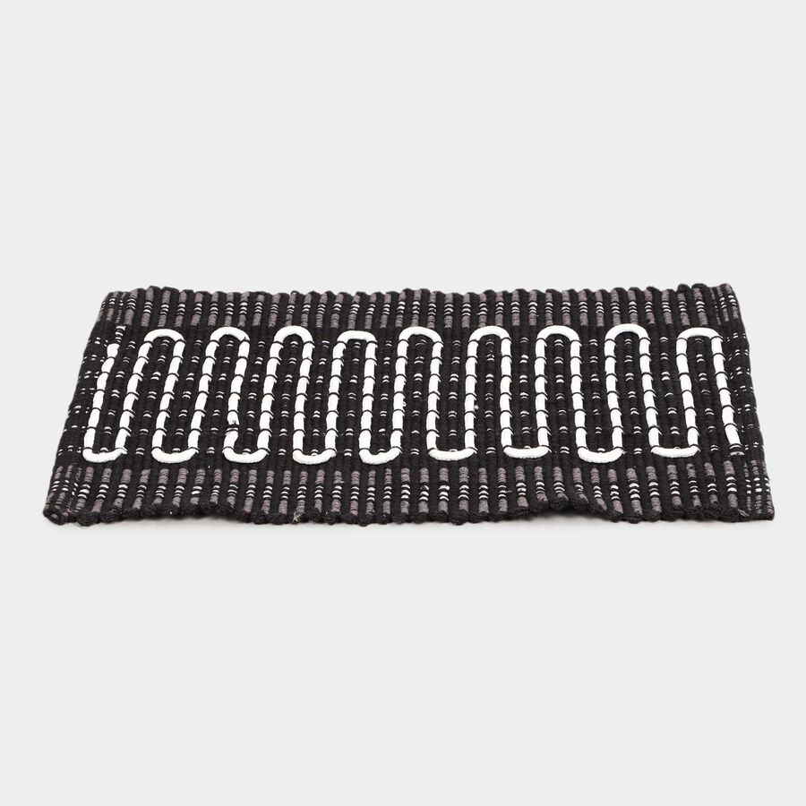 Grey Polyester Cotton Door Mat, , large image number null