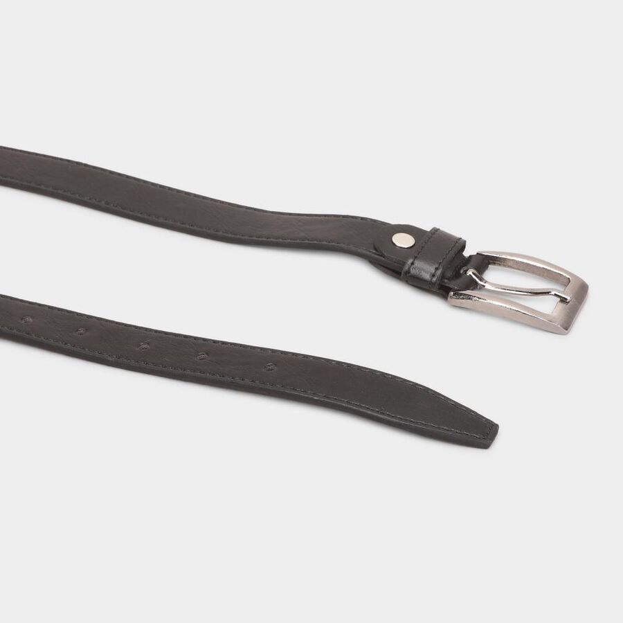 Women's Black Pu Belt, , large image number null