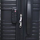 4-Wheel Black PVC Matee Hard Case Trolley, Medium, , small image number null