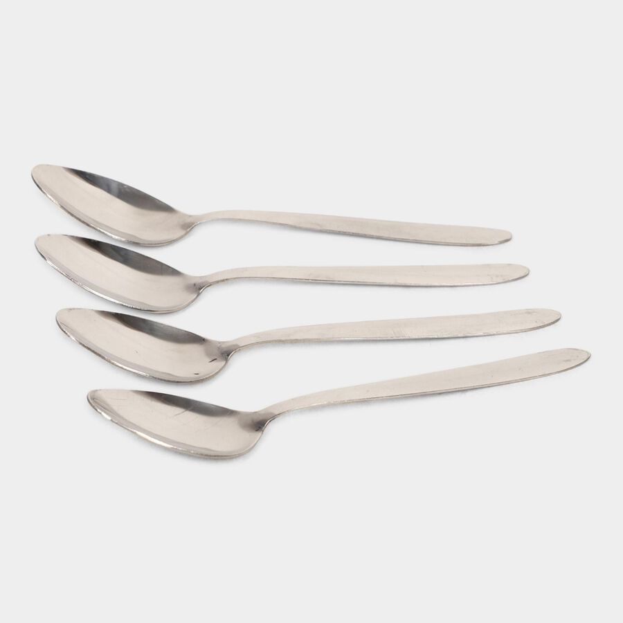 Steel Baby Spoon, Set of 4, , large image number null