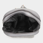Women's Grey Polyurethane Backpack, , small image number null