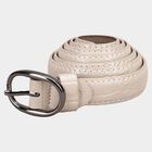 Women's Beige Polyurethane Belt, , small image number null